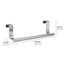 NETONBOX.COM Acero Inoxidable Plateado Toallero Porta Trapos Sin Taladro 23cm Puerta - Plateado - Ver 2