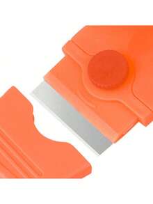 1个带不锈钢刀片的刮刀，适用于玻璃灶台、陶瓷炉灶、金属灶台、胶带、油漆、胶水、贴纸去除工具，窗户刮刀，快速去除贴纸，不留划痕 - 彩色 - 查看 7