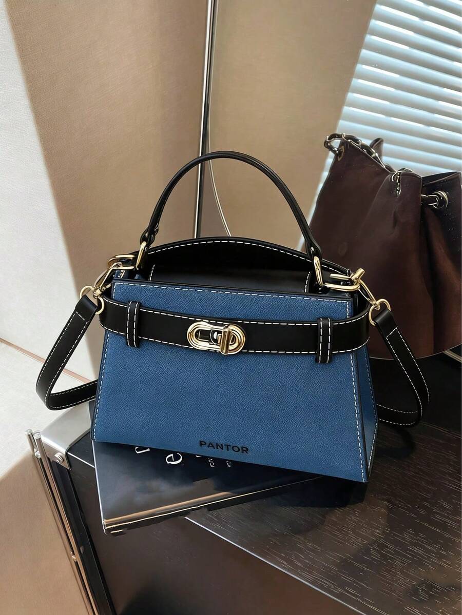 迷你时尚百搭撞色休闲女式手提包