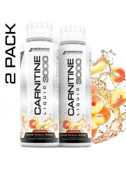 Bestseller!Minimal-Cutler Nutrition 2 Pack Carnitine 3000 Liquid Supplement For Energy Sugar Support And Recovery Health And Fitness Liquid.Supplement Vitamin,Free Shipping.