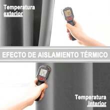 Cortinas Blackout Premium, 2 Paneles de 264 x 214 cm - Privacidad, Confort y Control de Luz ()(Perla) - Multicolor - Ver 8