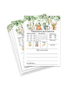 Party Game Gender Reveal Game Card Atmosphere Decoration Props For Boys Or Girls Anniversary Gift Party Decoration Happy Birthday Party Wedding Gift Bridal Shower SuppLies Prediction Advice Card - Shape - View 1