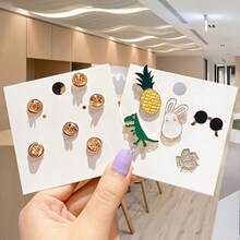 10/20枚卡通魅力胸针，时尚配饰，哥特珐琅别针，复古朋克暗黑风格领花，衬衫包包帽子外套徽章，精致珠宝礼品 - 彩色 - 查看 3