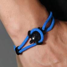 1pc Men's Adjustable Sea Turtle Bracelet, Beach Surfer Lucky Cord Wristband, Casual Ocean Themed Accessory, Suitable For Daily Wear And Gift Giving - Turtle-shaped Bracelet - View 21