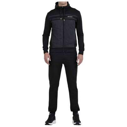 John Smith Trainingspak set CHAO-005 voor Mannen in kleur Zwart
