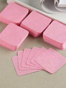1000 Pcs/400 Pcs/200 Pcs Gel Nail Polish Remover Wipes, Nail Cleaning Cotton Pads, Lint-Free Cleaning Paper Pads, Makeup Tools Wholesale, Nail Supplies, Nail Tools, Nail Art Tools, Back-To-School Season, Nail Care, Nail Tools (Suitable For Press-On Nails) - Multicolor - View 5