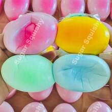 Đồ chơi giảm căng thẳng hình pho mát mềm dẻo, bóp để giải tỏa áp lực, quà sinh nhật, đồ trang trí tiệc, đồ chơi văn phòng, quà năm mới, quà lễ Phục sinh, đồ chơi học sinh. - Nhiều màu - Xem 3