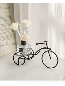 2-Piece Bicycle-Shaped Iron Ornament - Modern Style, Creative Bicycle-Shaped Mini Perfume Bottle Storage Rack. Suitable For Living Rooms, Offices, Bookshelves, Cabinet Displays, As Well As Bedroom And Office Desk Decorations. Also Suitable As Wedding And Valentine's Day Decorations. - Nhiều màu - Xem 3