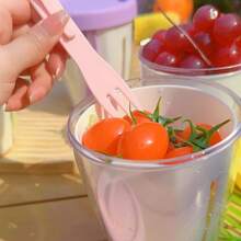 Double Layer Draining Salad Cup - Fruit Food Storage Containers - Beverage Cleaning Box - NAM GIỚI - Xem 6