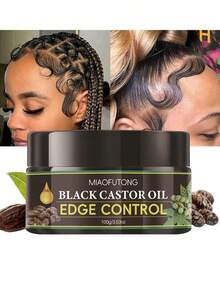 This Strong Hold Styling Gel Effectively Fixes Braids And Curls, Smooths Frizz And Split Ends, And Contains Black Castor Oil And Coconut Oil To Control Flyaways. It Is Free Of Parabens, Sulfates, Mineral Oil, And Petroleum-Based Ingredients. - Dark Grey - View 10