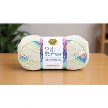 Lion Brand Yarn 24 7 hilo de algodón Dk Cool Breeze - Brisafresca - Ver 1