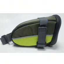 1 pieza Bolsa de cola de bicicleta LED con control remoto inalámbrico, adecuada para ciclismo - Verde - Ver 8