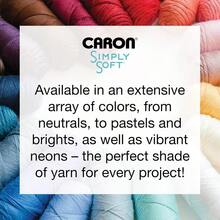 Caron Simply - Hilo rosa suave suave - Paquete de 3 unidades de 170 g 6 oz - Acrílico - 4 Medianos Worsted - 315 yardas - Tejer Crochet - Rosasuave - Ver 9