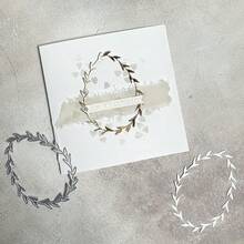 1 Khuôn cắt kim loại dập nổi dùng cho làm sổ lưu niệm, thiệp, album giấy, đồ thủ công DIY hình thỏ Phục Sinh và trứng Phục Sinh. - Bạc - Xem 7