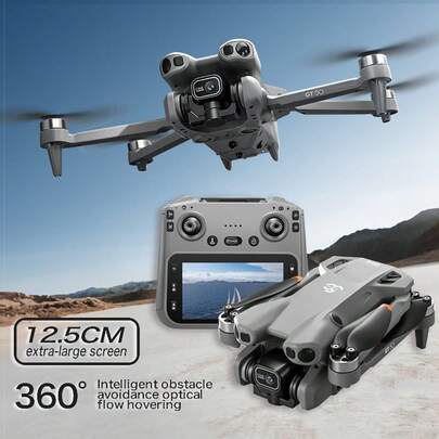 AXNEN 双摄像头无人机，光流定位悬停，可折叠四轴飞行器，一键360°特技翻转，上升/下降，入门级可折叠遥控无人机玩具，圣诞节、万圣节、感恩节的理想礼物