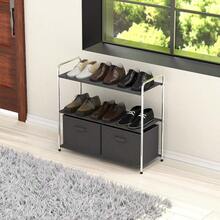 Simple Houseware 3-Tier Closet Storage with 2 Drawers Dark Gray - Grisoscuro - Ver 4