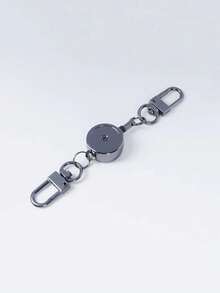 1/2pcs Retractable Carabiner Hook, Multi-Functional Retractable Lanyard, Bag Accessories, Keychain, Minimalist & Practical, Suitable For Daily Use - Multicolor - View 13