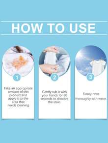 Multi-Purpose Clothing Enzyme Cleaner - Removes Stubborn Stains, Dirt, And Sweat Marks