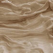 Noguez. Elegante Camino de Mesa de Crepé de Bali Decoración de Mesa de Comedor Camino de Mesa Semitransparente Bohemio Table Runner 400 cm. x 90 cm. Camel - Camel - Ver 4