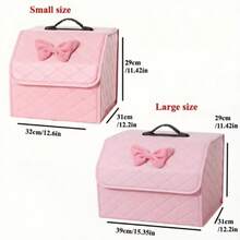 Car Trunk Storage Box Leather Multifunctional Vehicle Foldable Storage Box Organizer Car Interior Accessories