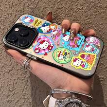 SANRIO Funda con Etiqueta de Hello Kitty de Dibujos Animados para 17/16/15/14/13/12/11 Gram Note 20 - 1 - Ver 12