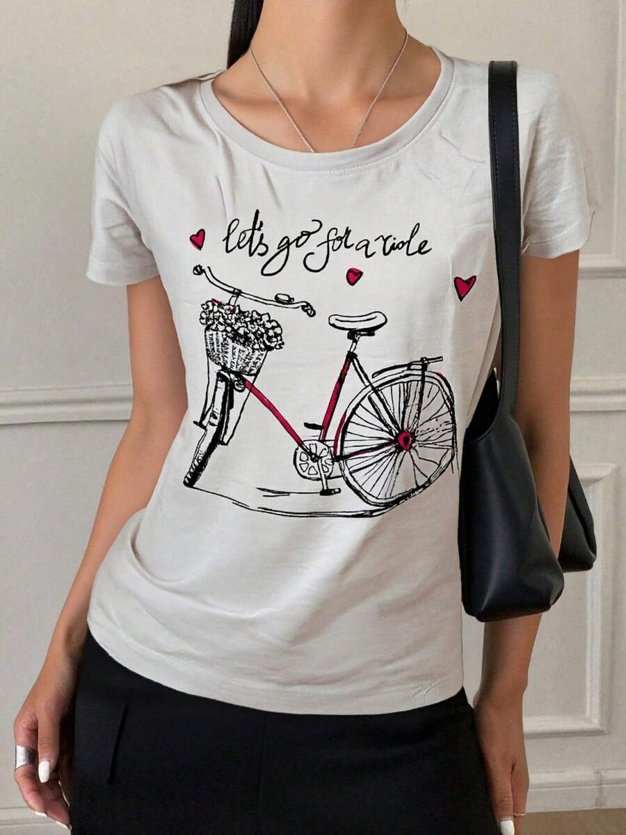 Women T-Shirts - trắng - Xem 1
