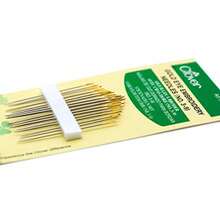 Clover 235 No. 3-9 Gold Eye Embroidery Needles Pack of 16 - Dorado - Ver 2