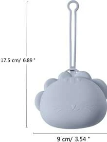 Silicone Material Small Organizer Pouch, Bag Charm, Coin Purse, Earphone Case, Anti-Lost Chain, Small Toy Portable Bag - Multicolor - View 4