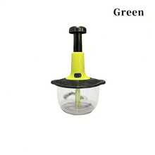 1pc Multifunctional Manual Food Processor, 50.72 Oz Capacity, Stainless Steel, Suitable For Chopping Vegetables, Mincing Garlic And Separating Meat, Easy To Clean, Ideal For Home Kitchen Use, Kitchen Cooking/Household Outdoor Cooking Tools - Multicolor - View 14