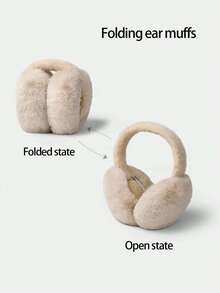 1件装多功能时尚冬季耳罩，情人节和冬季配饰的理想礼物之选 - 彩色 - 查看 6