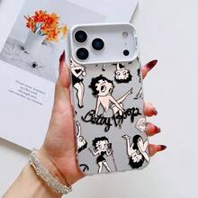 -Betty-BoopS Fashion Phone Case For  17 16 15 14 13 12 11 Pro Max Air Matte Laser Aurora Shockproof Funda.Christmas Accessories.Phone Cases S25 Ultra Phone Case 16 Case Y2k Phone Case 17 Pro Max Case Pink Phone Case Silicone Phone Case Cute Phone Cases 14 Cases - 粉紅5 - 查看 11