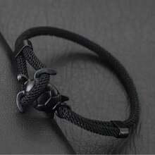 1pc Men's Adjustable Sea Turtle Bracelet, Beach Surfer Lucky Cord Wristband, Casual Ocean Themed Accessory, Suitable For Daily Wear And Gift Giving - Turtle-shaped Bracelet - View 11