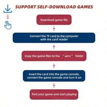 Consolas de videojuegos retro de 8 bits FHD Mini Game Stick con 620 juegos incorporados, 2 mandos clásicos, recreación de juegos clásicos - Blanco - Ver 7