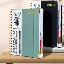 2026 Planner, 320 Thick Pages - Fun Stickers, Spiral Bound, Includes Daily/Weekly/Monthly Schedules | Calendar, New Year Notebook, Student Office Planner, Time Management | College & Student Daily Planner (January To December 2026) - Agenda/Weekly Planner Notebook | Schedules, Agendas, Office Supplies, Business Supplies, Home Goods, Valentine's Day Gifts, Back To School Essentials, Perfect Gift For Family And Friends - Multicolor - View 4