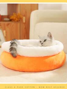 1 Stück Katzenkorb, Winterwarmes Hundebett, vollständig geschlossenes weiches Knetschlafnest, ganzjährig universelle Haustierzubehör Haustierkorb, geschlossenes Katzenhaus, warmes Hundebett, Höhlenbett, weiches Haustierkörbchen, flauschige Katzenhöhle, Innenhaustier-Bett, beruhigendes Bett, angstlösend, gemütlicher Schlafsack, für Kätzchen & Welpen, Plüsch-Haustier-Bett, Kuschelnest, Haustierbett, Haustier-Möbel, Geschenk für Haustierbesitzer, Winterbett, Ganzjahresbett, orthopädische Haustier-Matte, Kleintierbett