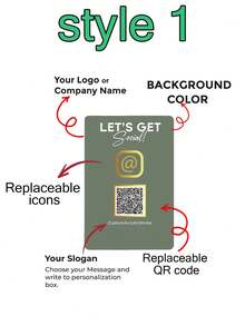 Customized Social Media QR Code Logo, Acrylic Logo, With Wooden Base, Miniature QR Code Logo, Beautiful Logo, Business Logo, Payment Logo, Beauty Salon Logo - Multicolor - View 8