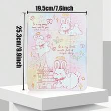 Pink Angel Bunny Castle Fireworks TPU Soft Case High Transparency Wear-Resistant Anti-Drop Fashionable Cute Creative Fun New Tablet Case For Mini 4/Mini 5/Mini 6/9. 7/10. 2/10. 5/10. 9/10th Generation Model Christmas Accessories Cute/Galaxy Tablet Recommendation - 混合顏色 - 查看 4