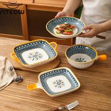 4 Piece Nordic Ceramic Sets, Various Combinations, Simple Yet Elegant Patterns. Sizes Have Practical Capacities, Holding Staples, Cold Dishes, Salads, Hot Soups. Perfect For Family Gatherings And High-End Hotel Banquets - 白色 - 查看 1