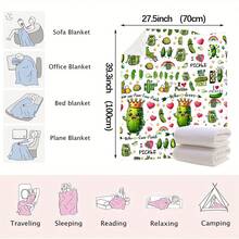 沙发毯、披毯和午睡毯 - 彩色 - 查看 7