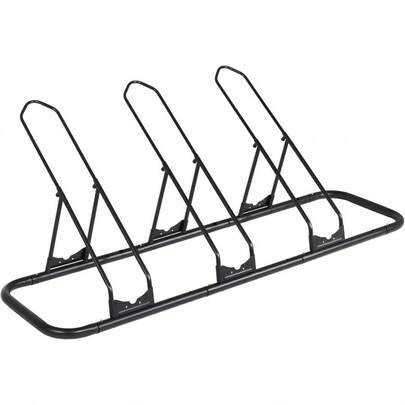 Floor Parking Rack Stand - Mountain MTB Road Bike - Indoor Home Garage Storage - Classic 6 Bikes