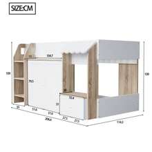 Bed Frames - White+Natural - View 5