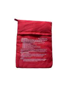 1/2Pcs Reusable Red Microwave Potato Bag – 4-Minute Express Baked Potato Cooker, Non-Stick Fabric Pouch, Easy To Clean, Daily Kitchen Essential For Home Cooking & Holiday Meals - Multicolor - View 9