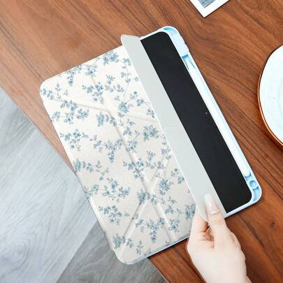 Y-Shaped Foldable Stand, High-Definition UV Printing, 360° Rotatable IPad Protective Case, Compatible With Ipad 11 2025, IPad Air 11/13 2025 M3, IPad Air (M2) 11/13 Inch, IPad Air 4/5/6 10.9inch, IPad Pro 11 Inch, IPad Pro 12.9 Inch, IPad 10.2 Inch, IPad 9th/10th Generation, IPad 10.9/Air 5/Air 4/(10.9in) IPad Pro 2018(11in) IPad Pro 20/21/22(11in) And Various Models, Protective Cover Design, Support Multi-Angle Adjustment, Six-Way Stand Placement, Built-In Pencil Slot, Transparent Back Cover, Anti-Drop Protection, Auto Wake/Sleep Function