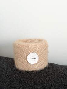 1 Roll DIY Yarn Seahorse Fur Knitting Yarn Balls For Scarf, Sweater, Style Bicolor Blended Yarn 80g, Modern Home Knitting Material