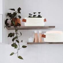 Small Storage Basket, Mini Cotton Rope Storage Bin, Cute Tiny Shelf Baskets, Boho Decorative Toy Organizer For Nursery, Spa, Empty Gift Basket,Fruits Remotes Key Tray Bowl For Entryway Desk - Multicolor - View 6