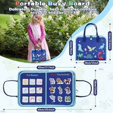 Educational Learning Toys-Felt Textures Offer Tactile Exploration, Making It Ideal For Interactive Learning And Parent-Child Bonding. Promote Sensory Development And Practical Skills, Multifunctional Educational Tool Features Creative Pasting. - 粉色 - 查看 5