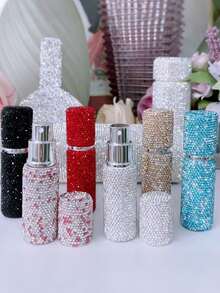 Portable Mini Perfume Spray Bottle, Refillable Empty Bottle, Pocket Travel Perfume Sample Bottle - Multicolor - View 5