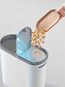 10L/2.64 Gallon Ultra Slim Trash Can, Bathroom Garbage Bin With Slot Design, Pedal-Operated Lid, Durable Liner Holder, Creative Home Accessory For Bathroom, Bedroom, Living Room - Black - View 6