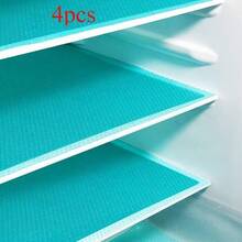 4pcs Washable Refrigerator Mats, Oil-Proof Waterproof Fridge Shelf Liners, Non-Slip Refrigerator Pad, Suitable For Freezer Glass Shelves And Cabinets, Ideal Gift For Christmas, Halloween, Thanksgiving, Easter, Valentine's Day, Mother's Day, Father's Day, Independence Day, Labor Day, New Year, Diwali, Eid, Ramadan, Birthdays - Multicolor - View 1