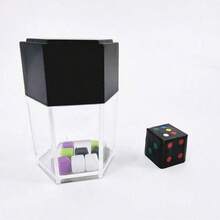 1 Set - Magic Dice - Magical Trick Props From Large To Small - Stage Magic Toy - Magic Toy - Birthday Gift - Christmas Gift - Small Gift - Toy - Random Dice Color - Christmas - Multicolor - View 9